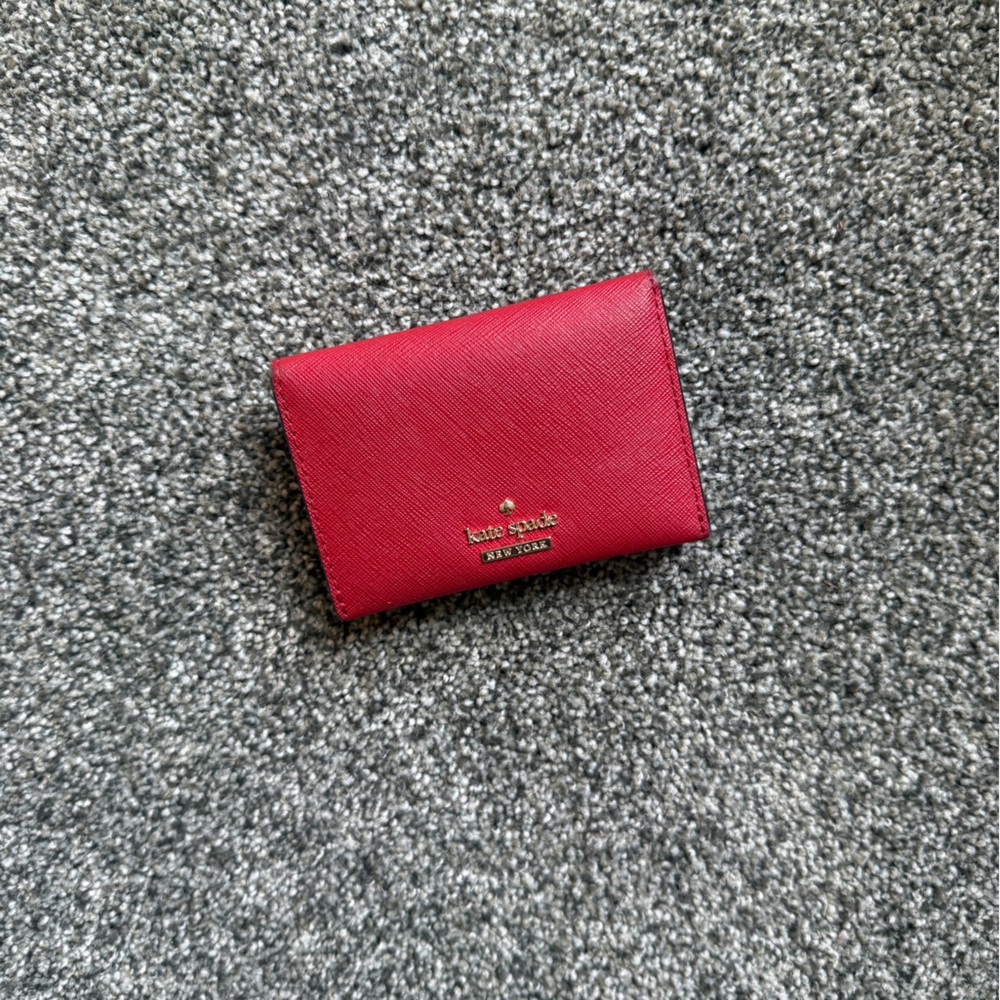 Kate Spade Cherry Red Card Case